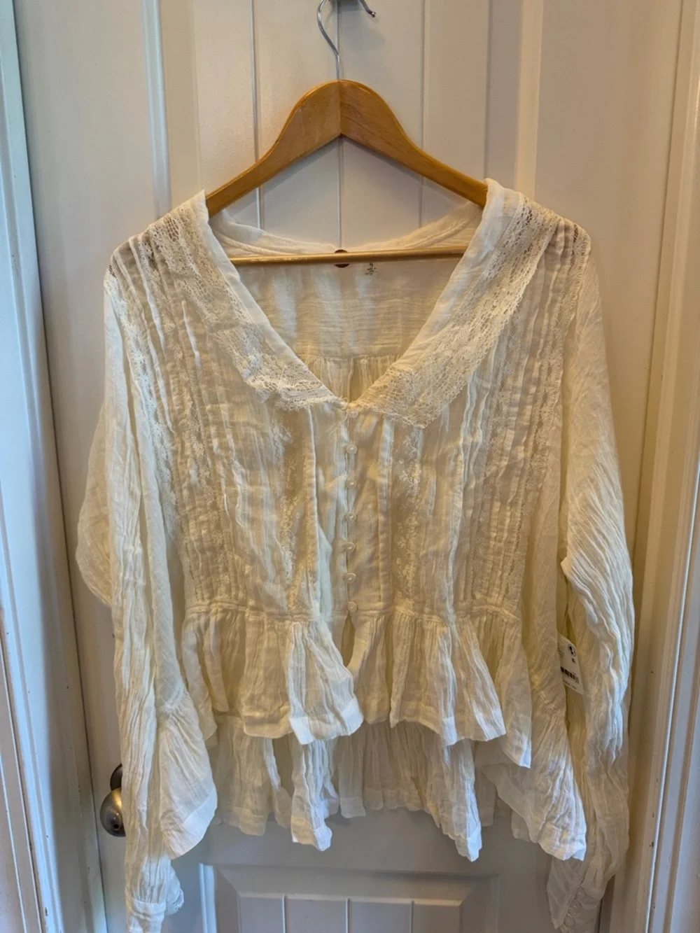 NWT Free People One Elodie Blouse